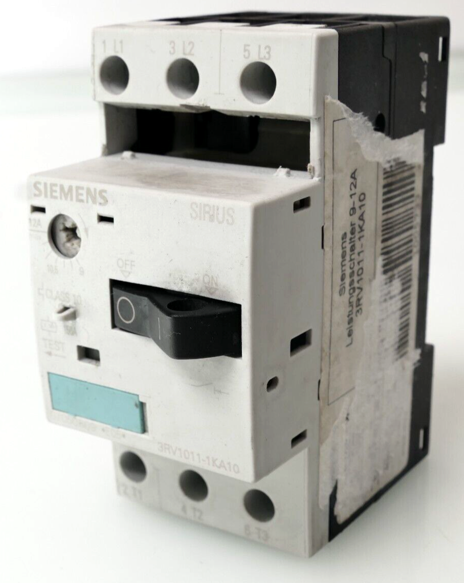 Siemens SIRIUS Leistungsschalter 3RV1011-1KA10 | 3RV1 011-1KA10 | E:05 ...